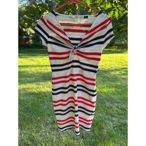 GUESS Women's Dress | Mid-length Summer Dress | Red,‎ White, Blue | SZ S